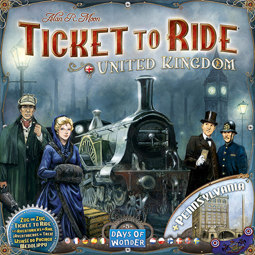 TICKET TO RIDE - ESPANSIONE UNITED KINGDOM & PENNSYLVANIA TICKET TO RIDE - ESPANSIONE UNITED KINGDOM & PENNSYLVANIA